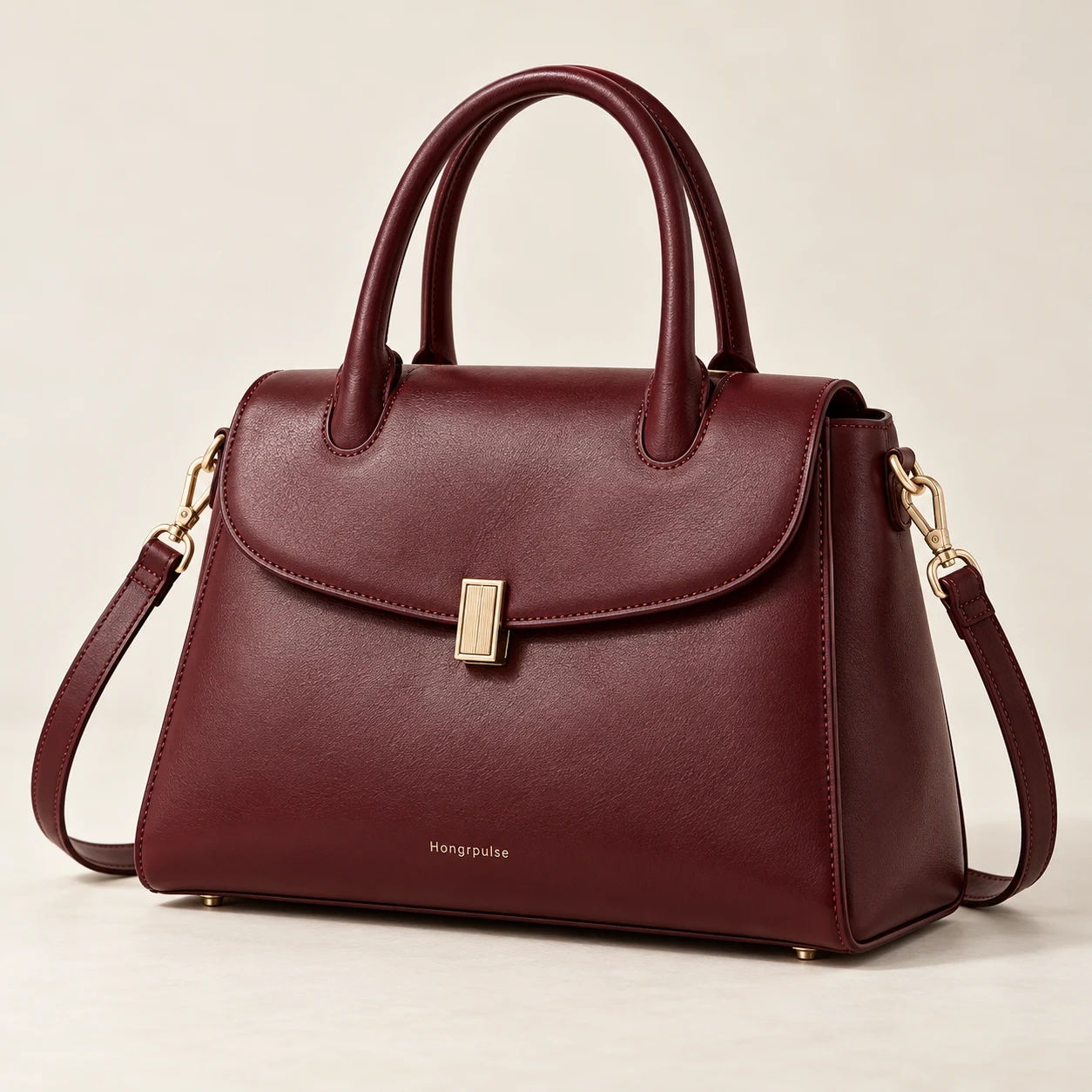 Juliette Top Handle in Burgundy